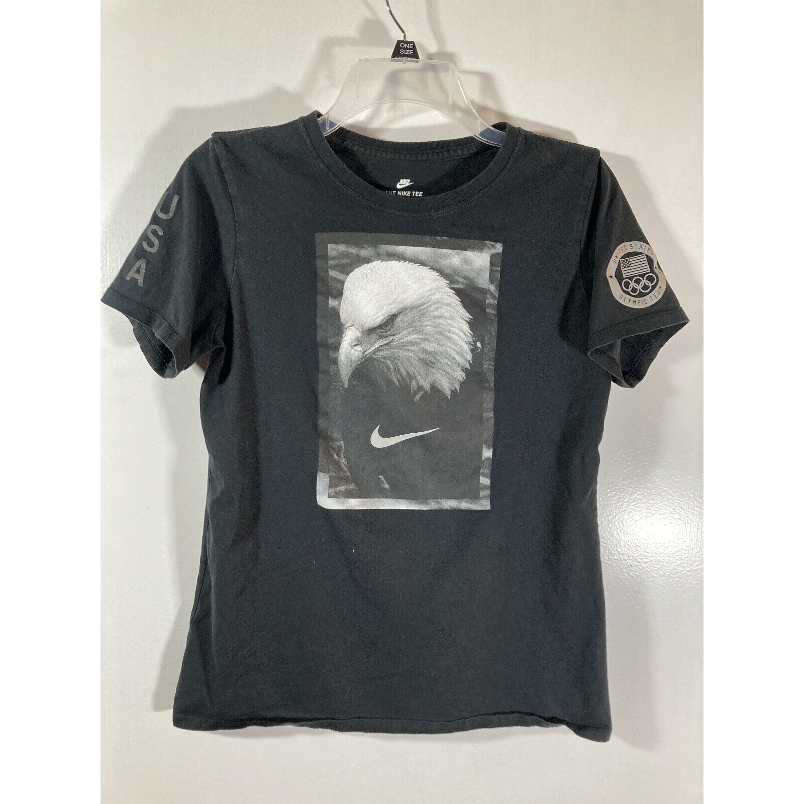 The Nike Tee 2018 Us Olympic Team Graphic Tee Sz M Bald Eagle Rare